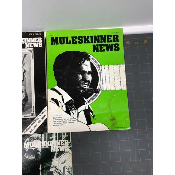 Muleskinner News Bluegrass Music Magazine 1-1973 2-1974 2-Vol 6 No 11 & 12 - Picture 3 of 9